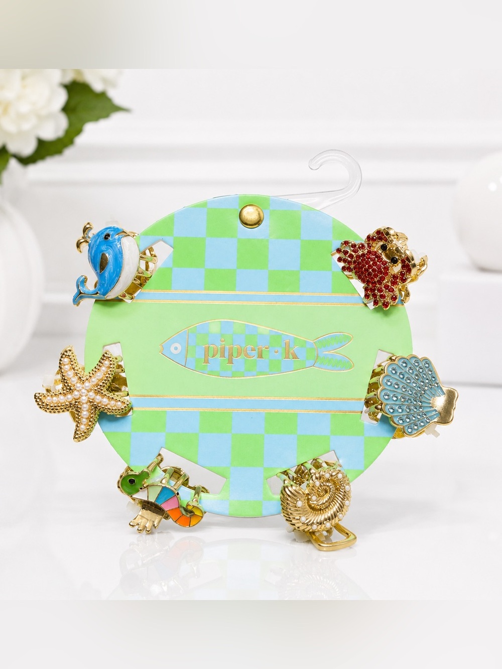 Piper K 6 pc Mini Hair Clip Accessory Set